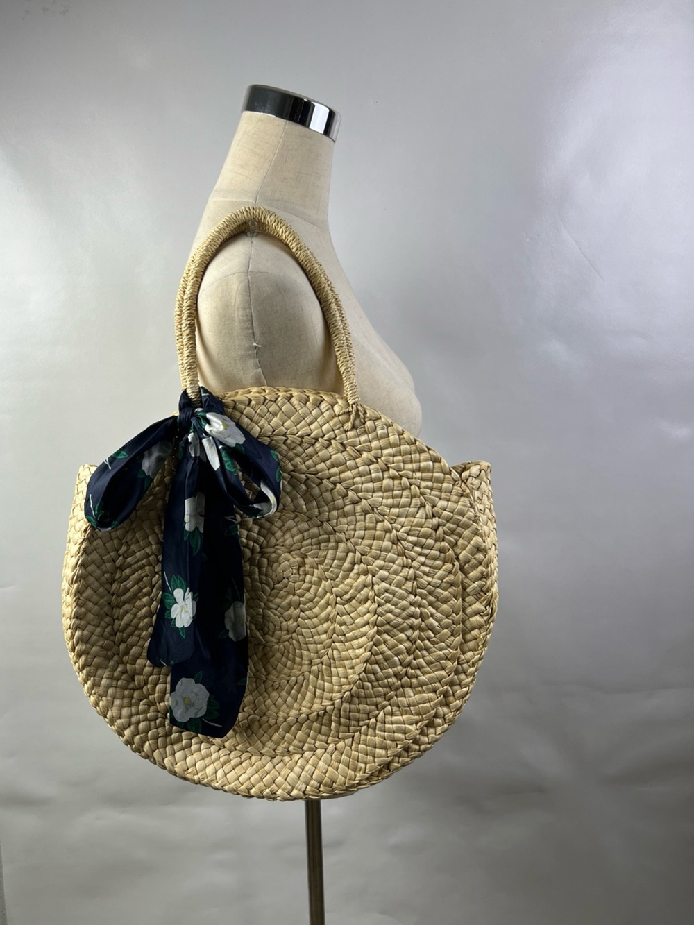 Maud Fourier Paris X Anthropologie Straw Tote Bag